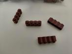 Lego steen 1x4 gegolfd, bruin, nieuw, 160 stuks, Ophalen of Verzenden, Nieuw
