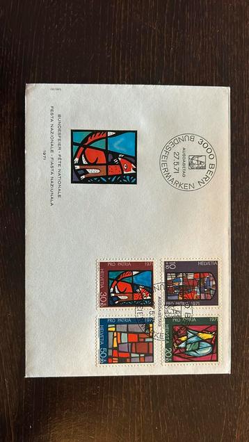 3 Zwitserse eerste-dag-env (FDC) uit 1964, 1971 en 1973 beschikbaar voor biedingen