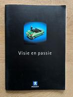 Autofolder/Brochure Peugeot Visie en Passie 2001, Ophalen of Verzenden, Nieuw, Peugeot