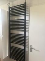 Plieger handdoekradiator zwart, Doe-het-zelf en Verbouw, Verwarming en Radiatoren, Radiator, Minder dan 60 cm, Ophalen of Verzenden