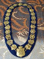 Mooie originele antieke vrijmetselaars ketting of keten., Antiek en Kunst, Ophalen of Verzenden