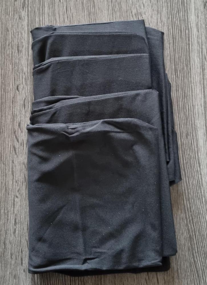 6 Rekbare Boekenkaften zwart, Diversen, Schoolbenodigdheden, Nieuw, Ophalen of Verzenden