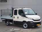 Iveco Daily 35S11 Open Laadbak met Kist Dubbel Cabine 3,5t T, Stof, Gebruikt, Iveco, 7 stoelen