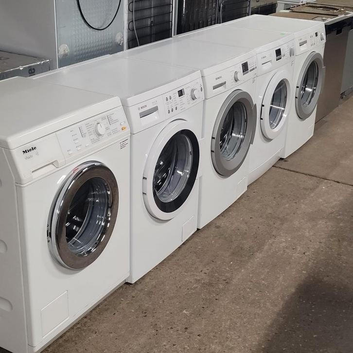 Wasmachine - Diverse merken en modellen, Witgoed en Apparatuur, Wasmachines, Refurbished, Voorlader, 6 tot 8 kg, 85 tot 90 cm