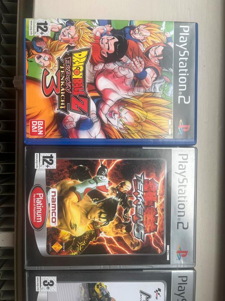 12 PS2 Games - Dragonball, Tekken, MotoGP, meer!, Spelcomputers en Games, Games | Sony PlayStation 2, Gebruikt, Overige genres