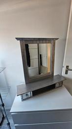 Kaptafel spiegel met lades, Gebruikt, Landelijk, Minder dan 100 cm, Hout