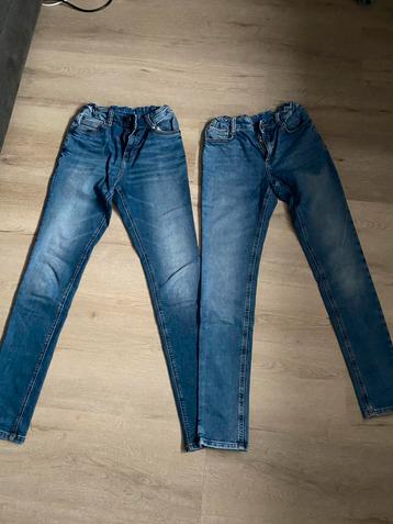 2 Skinny jeans spijkerbroeken van WE maat 164 ZGAN beschikbaar voor biedingen