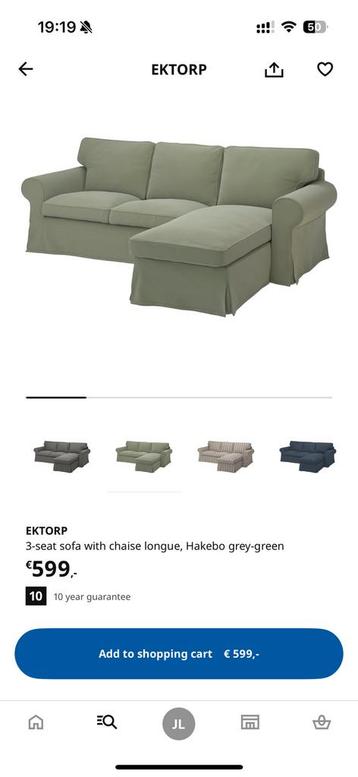 IKEA ektorp green - afbeelding 4