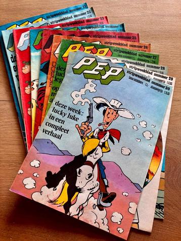 Grote verzameling stripbladen Pep en Eppo vanaf 1975 beschikbaar voor biedingen