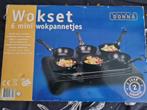 Te koop wokset, Witgoed en Apparatuur, Gourmetstellen, Ophalen of Verzenden, Zo goed als nieuw, 4 t/m 7 personen