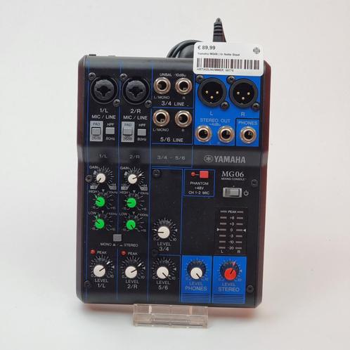 Yamaha MG06 Mengpaneel | In Nette Staat, Muziek en Instrumenten, Mengpanelen, Zo goed als nieuw