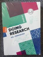 Doing research, Boeken, Ophalen of Verzenden, Nieuw, HBO, Nel Verhoeven
