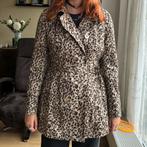 Panter luipaard trench coat jas, Kleding | Dames, Ophalen of Verzenden, Zo goed als nieuw, Maat 36 (S), Bruin