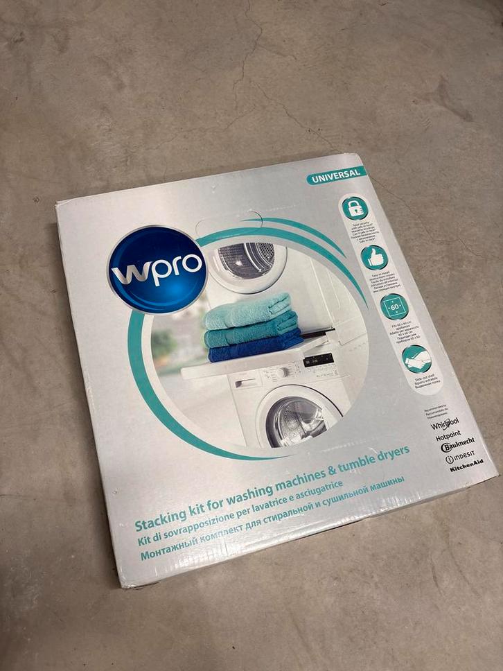 WPRO Stapelkit voor Wasmachine en Droger (Nieuw), Witgoed en Apparatuur, Onderdelen en Toebehoren, Nieuw, Ophalen