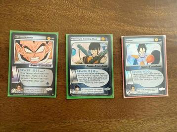 3 zeldzame dragonball z kaarten. beschikbaar voor biedingen