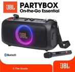 ✅ JBL Partybox On-the-Go Essential + Microfoon - NIEUW, Audio, Tv en Foto, Luidsprekers, Nieuw, Ophalen of Verzenden, JBL