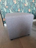 Leen Bakker Poef - Grijs, Huis en Inrichting, Banken | Voetenbanken en Poefen, Ophalen, Minder dan 50 cm, Vierkant, Minder dan 50 cm