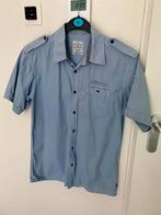 Overhemd met korte mouwen maat S Tom Tailor als nieuw blouse, Verzenden, Zo goed als nieuw, Blauw, Halswijdte 39/40 (M)