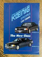 Folder leaflet Mercedes-Benz W124 en W126 tuner Koenig, Ophalen of Verzenden, Zo goed als nieuw, Mercedes, Koenig