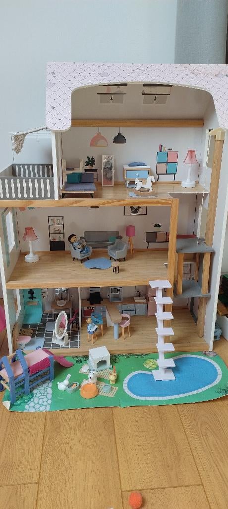 Poppenhuis, Kinderen en Baby's, Speelgoed | Poppenhuizen, Ophalen, Gebruikt, Poppenhuis
