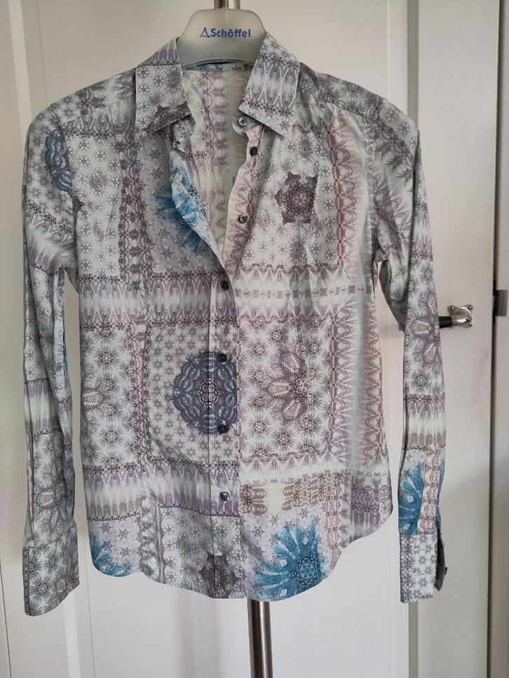 Etro bloesje It 44, Kleding | Dames, Blouses en Tunieken, Zo goed als nieuw, Maat 36 (S), Blauw, Ophalen of Verzenden