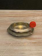 Vintage , ArtDeco theezeef met lekbakje, Ophalen of Verzenden, Gebruikt