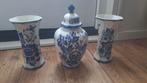 Delfts Blauw Handgemaakte Vazen Set, Antiek en Kunst, Antiek | Vazen, Ophalen
