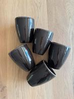 Broste copenhagen zwarte mokken kopjes beker als nieuw, Huis en Inrichting, Ophalen of Verzenden, Zo goed als nieuw, Bord(en)