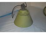 2 fabriekslampen voor € 50,00, Huis en Inrichting, Lampen | Hanglampen, Gebruikt, Vintage industrieel, 50 tot 75 cm, Ophalen