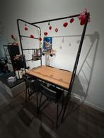 IKEA Haverud tafel met 4 stoelen en plank, Ophalen