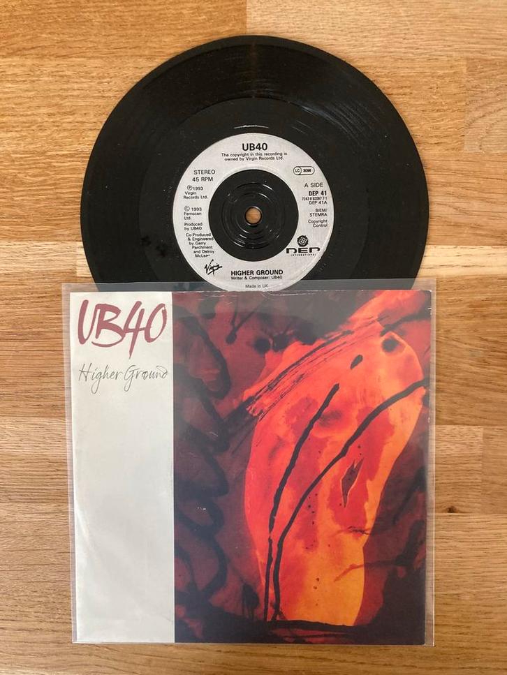 UB40 - Higher ground, Cd's en Dvd's, Vinyl Singles, Single, 7 inch, Ophalen of Verzenden