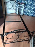 Mooie zwart metalen meiden bed 90 x 200, Huis en Inrichting, Ophalen, 90 cm, Eenpersoons, Zwart