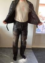 Leren motor broek, Ophalen, Tweedehands, Heren, Broek | leer