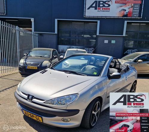 Peugeot 206 CC 1.6-16V CABRIO LEER APK DEC 2025, Auto's, Peugeot, Particulier, Te koop, ABS, Airbags, Alarm, Boordcomputer, Centrale vergrendeling