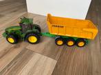 Tractor en aanhanger Bruder, Kinderen en Baby's, Speelgoed | Speelgoedvoertuigen, Ophalen, Zo goed als nieuw
