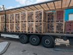 Groothandel Eiken Haagbeuk beuk mix topkwaliteit ovendroog, 6 m³ of meer, Ophalen of Verzenden, Blokken