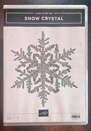 Stampin Up Snow Crystal Stempelset NIEUW beschikbaar voor biedingen