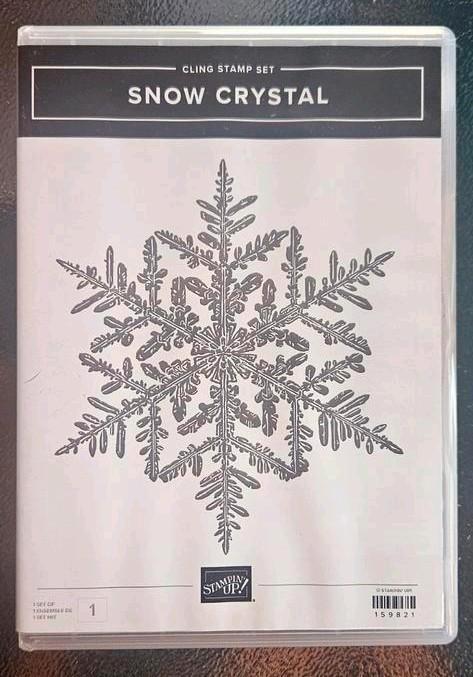 Stampin Up Snow Crystal Stempelset NIEUW, Hobby en Vrije tijd, Stempelen, Nieuw, EZ-mounted stempel, Ophalen of Verzenden