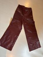 Loavies bordeaux rode  Imitatieleren Broek - Maat S, Bruin, Ophalen of Verzenden, Zo goed als nieuw, Maat 36 (S)