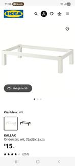 Kallax onderstel verhoging, wit, Ophalen, 50 tot 100 cm, Zo goed als nieuw, Minder dan 100 cm