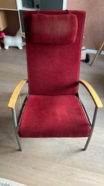 fauteuil verstelbaar rood, Ophalen, Gebruikt, 75 tot 100 cm, Stof
