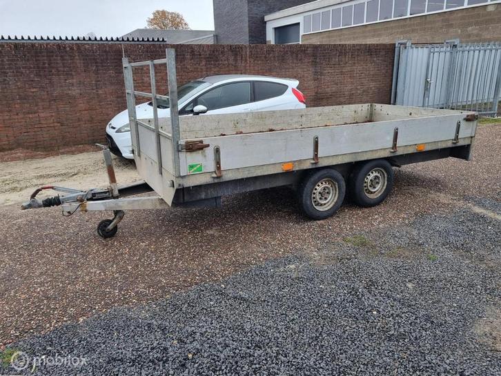 Verdonk VA TA PL plateauwagen plateau aanhanger 4m bij 1.80, Auto diversen, Aanhangers en Bagagewagens, Gebruikt