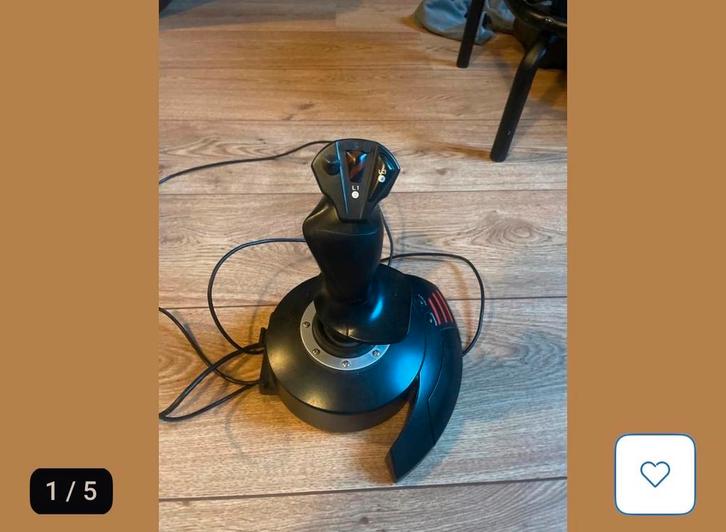 Thrustmaster HOTAS Joystick - Perfect voor Simulators!, Computers en Software, Joysticks, Gebruikt, Ophalen