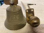 Trekbel antieke koperen deurbel bel, Huis en Inrichting, Deurbellen, Ophalen of Verzenden, Gebruikt
