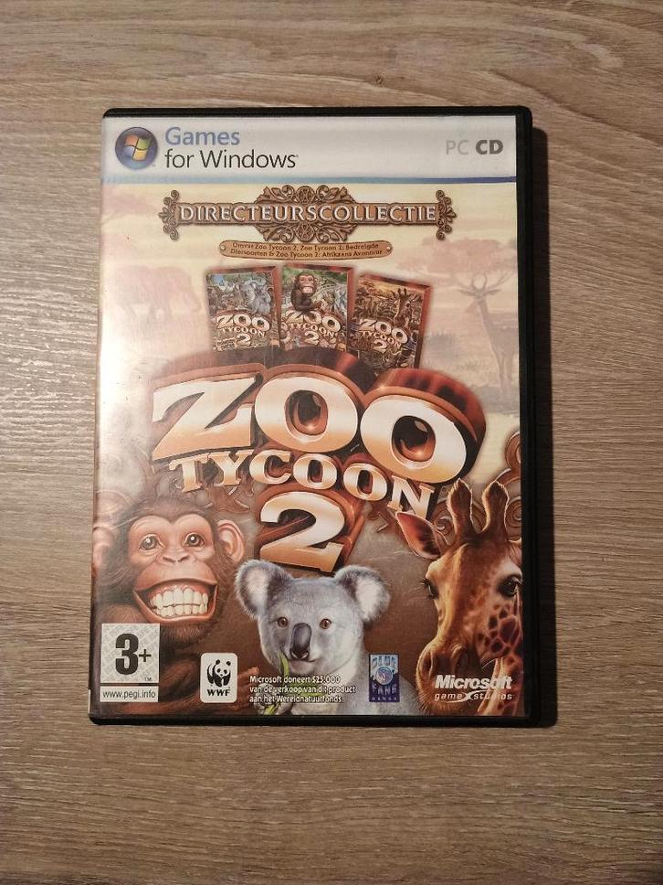 pc zoo tycoon 2 directeurs collectie, Spelcomputers en Games, Games | Pc, Gebruikt, Strategie en Constructie, 1 speler, Vanaf 3 jaar