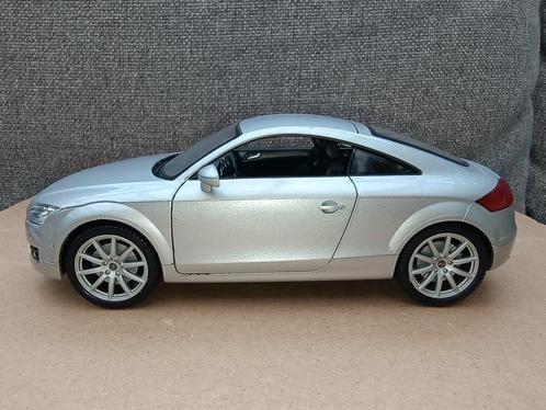 Welly Audi TT Coupe MK2 zilver 1:24, Hobby en Vrije tijd, Modelauto's | 1:24, Zo goed als nieuw, Auto, Welly, Verzenden