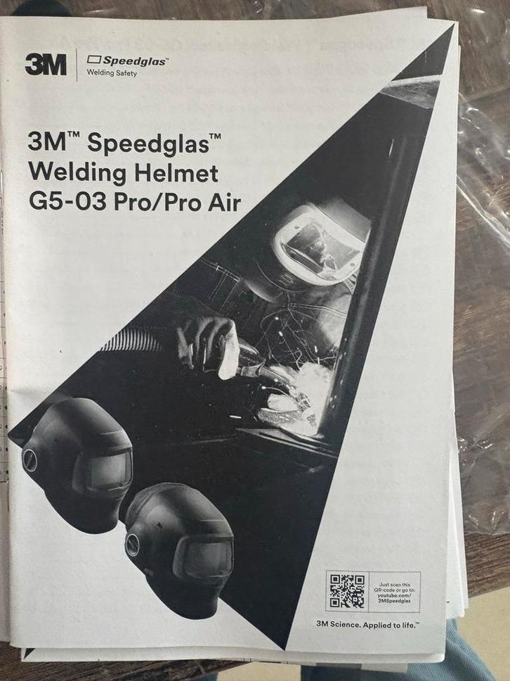 3M Speedglas 100 Laskap + Lasfilter 100V, Zakelijke goederen, Machines en Bouw | Lastechniek, Ophalen of Verzenden