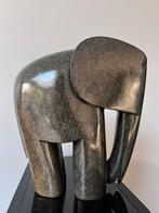 DICKSON MINIMALISTISCH NATUURSTEEN SPEKSTEEN OLIFANT BEELD, Ophalen of Verzenden