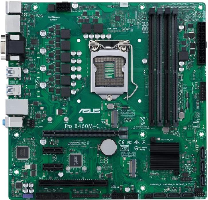ASUS PRO B460M-C/CSM socket 1200, Computers en Software, Moederborden, Gebruikt, Verzenden