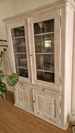 Brokante white wash buffetkast, Ophalen, Gebruikt, 25 tot 50 cm, 150 tot 200 cm